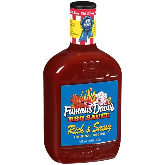 Famous Dave's Rich & Sassy BBQ Sauce, 29 oz