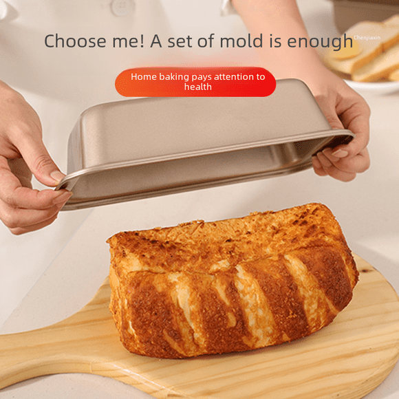 Caja para tostadas antiadherente rectangular Herramientas para hornear en el horno doméstico Molde antiadherente para hornear pan de soja Molde para bizcocho