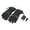 Black, variant on Mupvlun Heated Gloves Rechargeable, Heated Motorcycle Gloves, 5V 5000mAh Rechargeable Battery, 3 Heating Level, for Snow Cycling Skiing Hunting Black