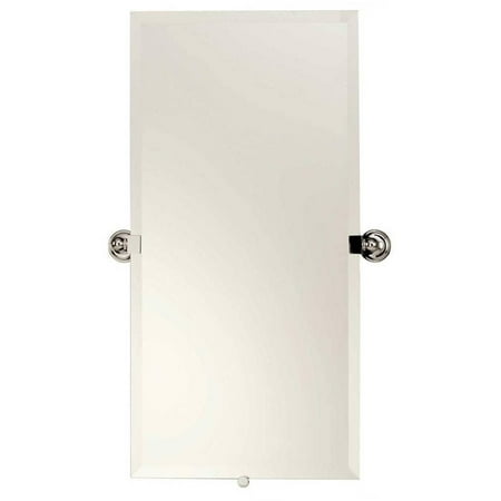 Ginger Nickel Polished Mirror - Ginger 0142N/PC Frameless Mirror, Polished Chrome