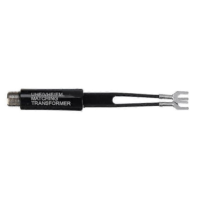 10 PCS UHF VHF FM 75-300 Ohm TV Antenna Adapter Matching Transformer Coaxial Cable