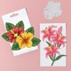 thumbnail image 4 of Troqueles de corte de lirios de hibisco para hacer tarjetas, troqueles de flores para manualidades, álbumes de recortes, diarios, repujado y decoración en papel., 4 of 9