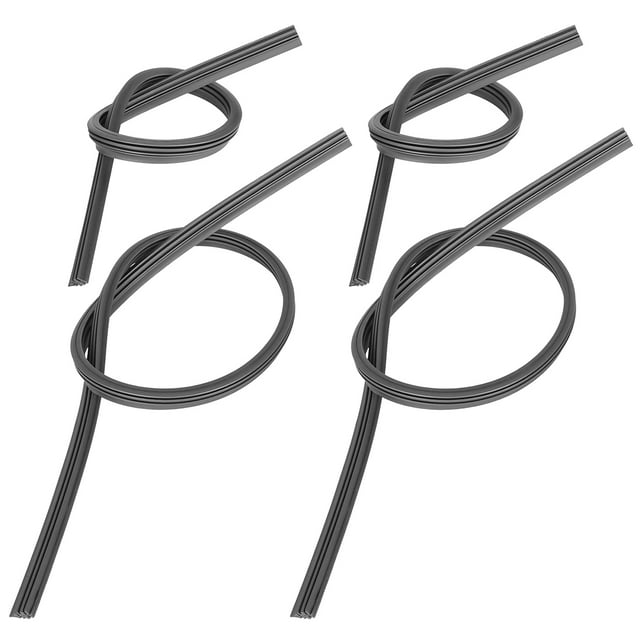 4pcs 16''+26" Sin Marco Parabrisas Cuchilla Caucho Limpiadora Recargas