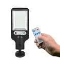 thumbnail image 2 of Fiudx Ofertas relámpago Calle solar, luces de calle con energía solar para exteriores IP65 del anochecer al amanecer con sensor de movimiento inundaciones LED para estacionamiento, camino de acceso, 2 of 7