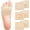 Beige, variant on 3 Pairs Metatarsal Foot Pads for Women and Men, Foot Pads for Balls of Feet Cushions Pain Relief, Morton's Neuroma Relief, Metatarsal Support