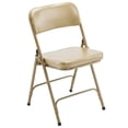thumbnail image 4 of Fithood 4 Pack Metal Folding Chairs with Padded Seat and Back, for Home and Office, Indoor and Outdoor Events Party Wedding, Champagne Gold, 4 of 5