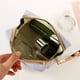 thumbnail image 5 of Bolsa de maquillaje grande impermeable con múltiples compartimentos y portabrochas, organizador de cosméticos resistente a derrames para viajes, uso profesional y diario. Aestivo | Azul |, 5 of 6