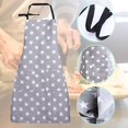 thumbnail image 3 of Gray - Kitchen Apron for Women, Cotton Canvas, Cooking Apron for Adults, Girls, Women, Apron with Pockets, for Home, Kitchen, Garden, Restaurant., 3 of 5
