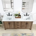 thumbnail image 5 of Javier 72" Bath Vanity in Spruce Antique Gray with White Grain Stone and Mirror, 5 of 20