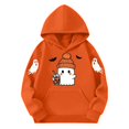 thumbnail image 5 of DJDLJWCJ Boys Halloween Graphic Hoodie Kids Halloween Print Pullover Sweatshirts, Fun Casual Fall Festival Tops Orange Size 10, 5 of 5