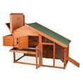 thumbnail image 3 of TRIXIE Weatherproof Wooded Backyard Chicken Coop, 2 Nesting Box Brown Fits 2 Std Chicken, 3 of 5