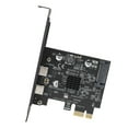thumbnail image 2 of Tarjeta USB PCI Express, Alta Velocidad de Alta Velocidad 10 GBPS FÁCLE DE INSTALAR TUPO C ENCHIP Y Reproducir la Tarjeta de expansión PCI Express USB 3.2 PC PC DE DESCORTRITORIO, 2 of 7