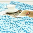 thumbnail image 3 of Flannel Light Blue Blanket Twin Size Turquoise Cyan Teal Sky Blue Bed Throw Blankets 60"x80" Fuzzy Soft Twin Blankets for Bed Couch Bedroom Home Decor, 3 of 6