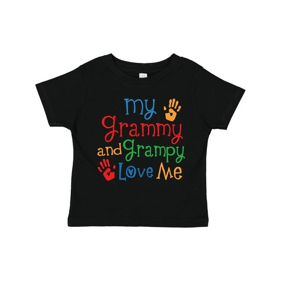 Inktastic My Grammy and Grampy Love Me Boys or Girls Toddler T-Shirt