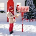 thumbnail image 6 of Red Love Gnomes Mailbox Cover Valentines Day Mailbox Covers Magnetic Large Oversized 21"X25.5" Mailbox Wraps Post Letter Box Cover Garden Decorations, 6 of 6