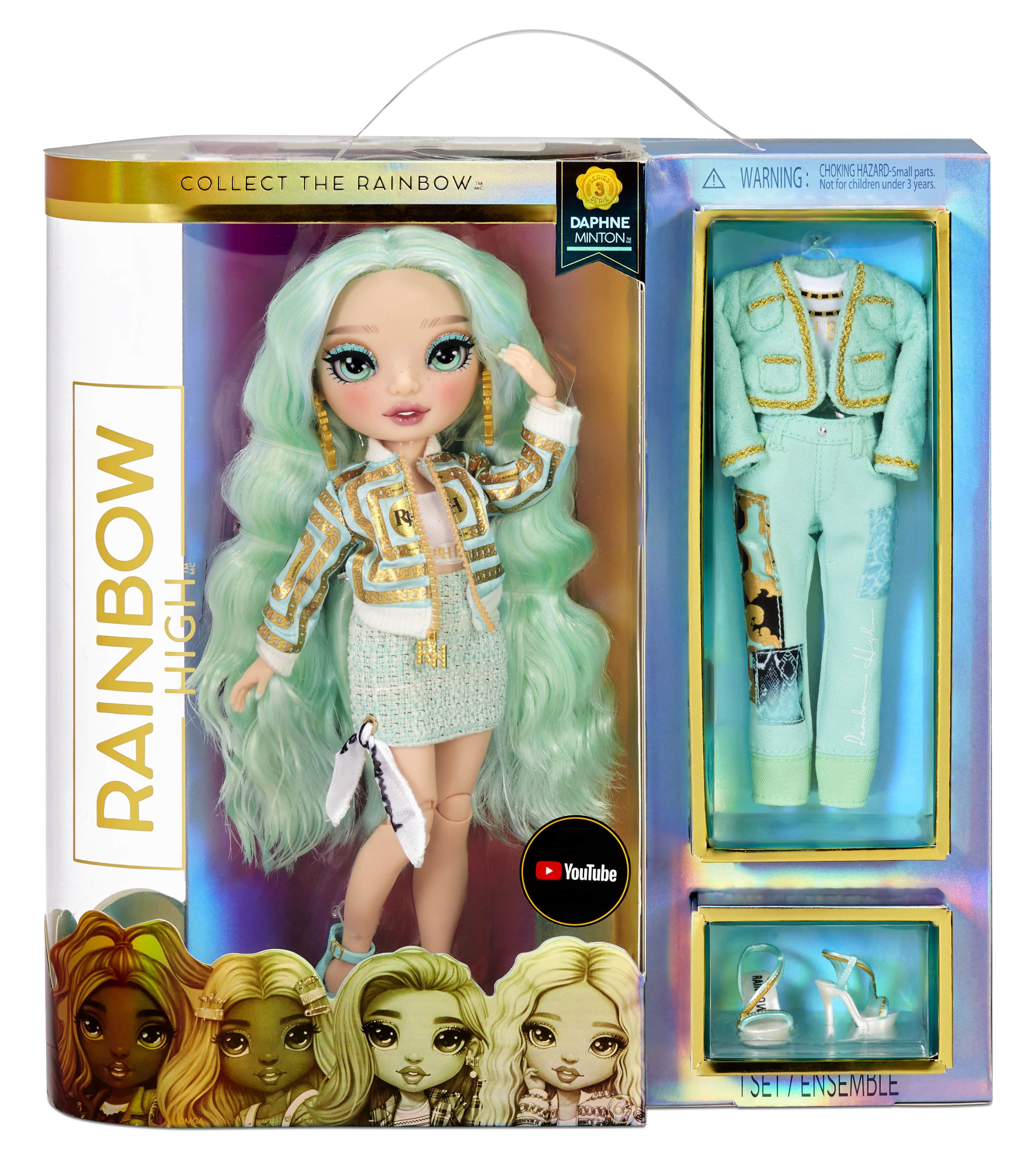 Rainbow High Daphne Minton – Mint (Light Green) Fashion Doll With 2 Outfits To Mix & Match And Doll Accessories, Great Gift And Toy for Kids 6-12 Years Old - image 2 of 8