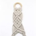 thumbnail image 4 of Hanging Shelf Plant Wall Shelf Boho Chic Decor Cute 2 Tier Cotton Rope, 4 of 5