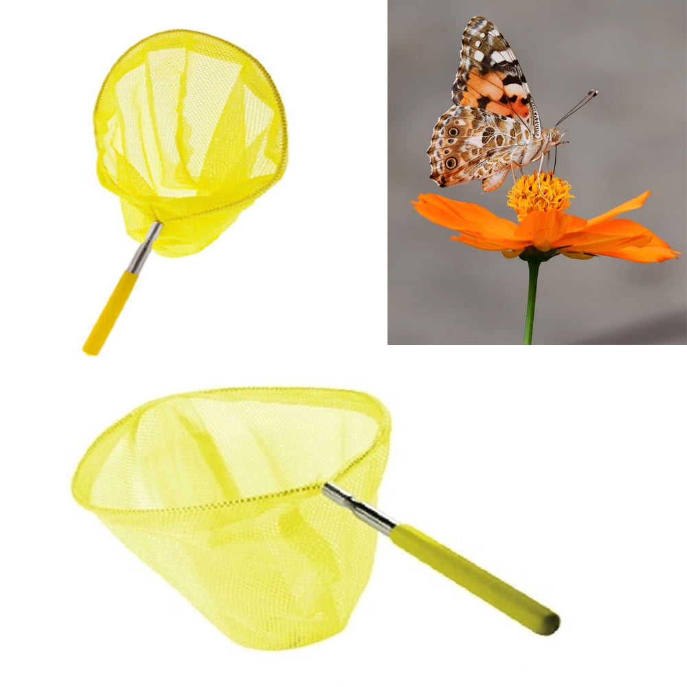 2 Pcs Butterfly Nets Insect Catching Bugs Diameter 34 Extendable