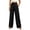 Black——Fall Savings, variant on Oiangi Women's Wide Leg Dress Pants High Waist Tie Front Pant Pleated Casual Business Work Trousers with Pockets for Fall Black S