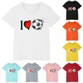thumbnail image 2 of GERsome Boys Girls Short Sleeve T Shirt Cute Graphic Cotton Crewneck Tees for Unisex Kids Casual Summer Tops Sizes 3-10 Years, 1-Pack, 2 of 4