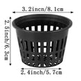 thumbnail image 3 of Juego de 10 macetas de red para semilleros hidropónicos de jardín y vivero, 3 of 8