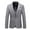 07-Grey, variant on oqasdz Suit Jacket for Men One Button Long Sleeve Solid Color Business Casual Fashion Business Party Wedding Coat Top,Size 4X