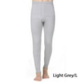 thumbnail image 2 of Jumpingount Calzoncillos largos para hombre, ropa interior térmica transpirable agradable a la piel, pantalones de buena elasticidad, calzoncillos conjuntos de ropa Gris claro SG, 2 of 6
