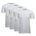 thumbnail image 1 of RAGMAN Camiseta para hombres, paquete de 2 - 1/2 manga, camiseta interior, cuello redondo Blanco 2XL (2X-Large), 1 of 3