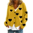 thumbnail image 1 of Jgppe Women's Drop Shoulder Cardigans Long Sleeve Button Front Cute Soft Loose Sweater Coat, 1 of 1