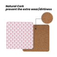 thumbnail image 4 of Xecao Flamingo On Checkered for MDF Cork Coaster 4 Pcs,Drink Coasters,Suit for House Warming Gifts New Home ,Coffee Table Decor-Square, 4 of 7