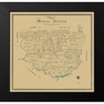thumbnail image 2 of Biau 16x15 Black Modern Framed Museum Art Print Titled - Orange County Texas - Biau 1886, 2 of 5