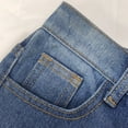 thumbnail image 4 of KAUOD Teen Girls Flower Graphic Jeans Washed Vintage Straight Denim Pants Kids Cute High Waist Wide Leg Retro Trousers, 4 of 9