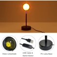 thumbnail image 3 of FYBTO Sunset Lamp, Sunset Projection Lamp 180 Degree Rotation Rainbow Projection Lamp, Night Light Projector Led Lamp for Photography, Selfie, Tiktok, Living Room for Home Party, 3 of 5
