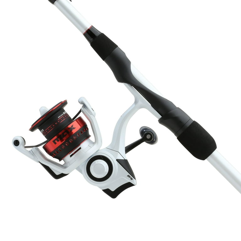 abu garcia fishing reel with quantum octane medium heavy 7' Veritas Low Profile Baitcast and Rod Combo, Low Profile Reel 11 Stainless Steel Ball Bearings, Carbon Matrix Drag System, Graphite + Powerlux 100 Rod The Quantum Octane Spinning Combo pairs the sensitivity of an IM7 graphite rod with the smoothness of a reel that has a double Abu Garcia Max Pro Spinning