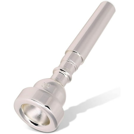 Bach Trumpet Mouthpiece 3C, New Silver Gold Plated Trumpet Mouthpiece 3C Size for Musical Instrument Accessory
