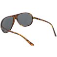 thumbnail image 4 of Oversize Flat Top Aviator Sunglasses Polarized Lens 61mm (Shiny Tortoise / Smoke Polarized), 4 of 4