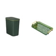 thumbnail image 1 of Bandeja de mesa auxiliar con asa, ideal para ahorrar espacio: cubo de basura, plato de postre y mesa de centro. Perfecta para el baño, , el c, 1 of 8