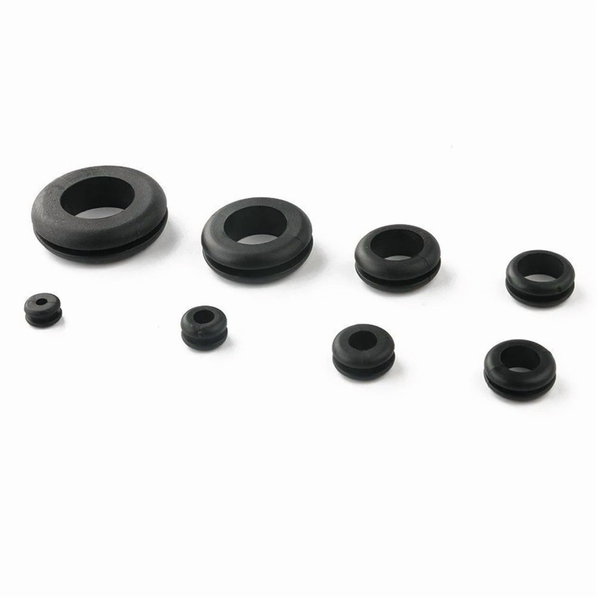 CIRCLE- 180Pcs Rubber Grommet Assortment Kit Firewall Hole Plug Electrical Wiring Gasket