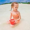 thumbnail image 6 of Beach Bucket, Travel Sand Toys for Daughter and Son Outdoor, Beach Vacation Essentials, Camping Traveling, Fun Summer Activities Red, 6 of 8