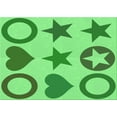 thumbnail image 1 of Ahgly Company Machine Washable Indoor Rectangle Transitional Green Area Rugs, 8' x 10', 1 of 7