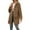 Khaki, variant on Youmylove Womens Winter Trendy Jackets Full Zipper Mid-Length Cardigan Hooded Trench Coat Casual Coat Trendy Casual Jackets Outerwear
