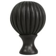 thumbnail image 1 of Urbanest Fluted Ball Lamp Finial, 2 1/8" Tall, Oil-Rubbed Bronze, Single, 1 of 1