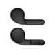 thumbnail image 3 of VR Auriculares Oreja Muffs Muffs Orejeras de silicona Solución de sonido mejorada Equipo de juego Suministros Suministros Reemplazo para Oculus Quest 2 Negro 2 piezas AweSitey EL005860-01, 3 of 7