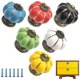 thumbnail image 3 of Paquete de 6 pomos de cajón de cerámica con forma de calabaza para cajones y armarios de cocina, varios colores JAMW Sencillez, 3 of 3