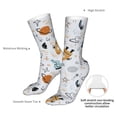 thumbnail image 4 of Cauagu Cartoon Planets Pattern Fun Novelty Crew Socks,Casual Athletic Socks Neutral Socks Cozy Crew Socks Christmas Gift, 4 of 7