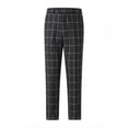 thumbnail image 4 of Beauty-Emily Men's Plaid Suit Set, 3 Pcs Single Breasted Peak Lapel Blazer Vest & Pants, Slim Fit Formal Wear for Wedding, Prom & Party, 4 of 12