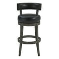 Shop Flint 26" Counter Wood Swivel Height Barstool in American Grey