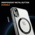 thumbnail image 2 of Decase Magnetic Case for iPhone XR,Compatible with Mag-safe,Military-Grade Protection,Slim Stylish Non-Yellowing Shockproof Case for iPhone XR,Clear Anti-Scratch Back Cover,Black, 2 of 8