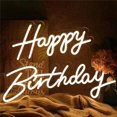 thumbnail image 1 of Custom LED Strip Light Happy Birthday Party Bar Decoration Neon Light, 1 of 4
