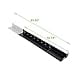 thumbnail image 4 of Navepoint Étagère de Service Réglable 4 Poteaux Rails Profondeur Complète Noir, 4 of 4